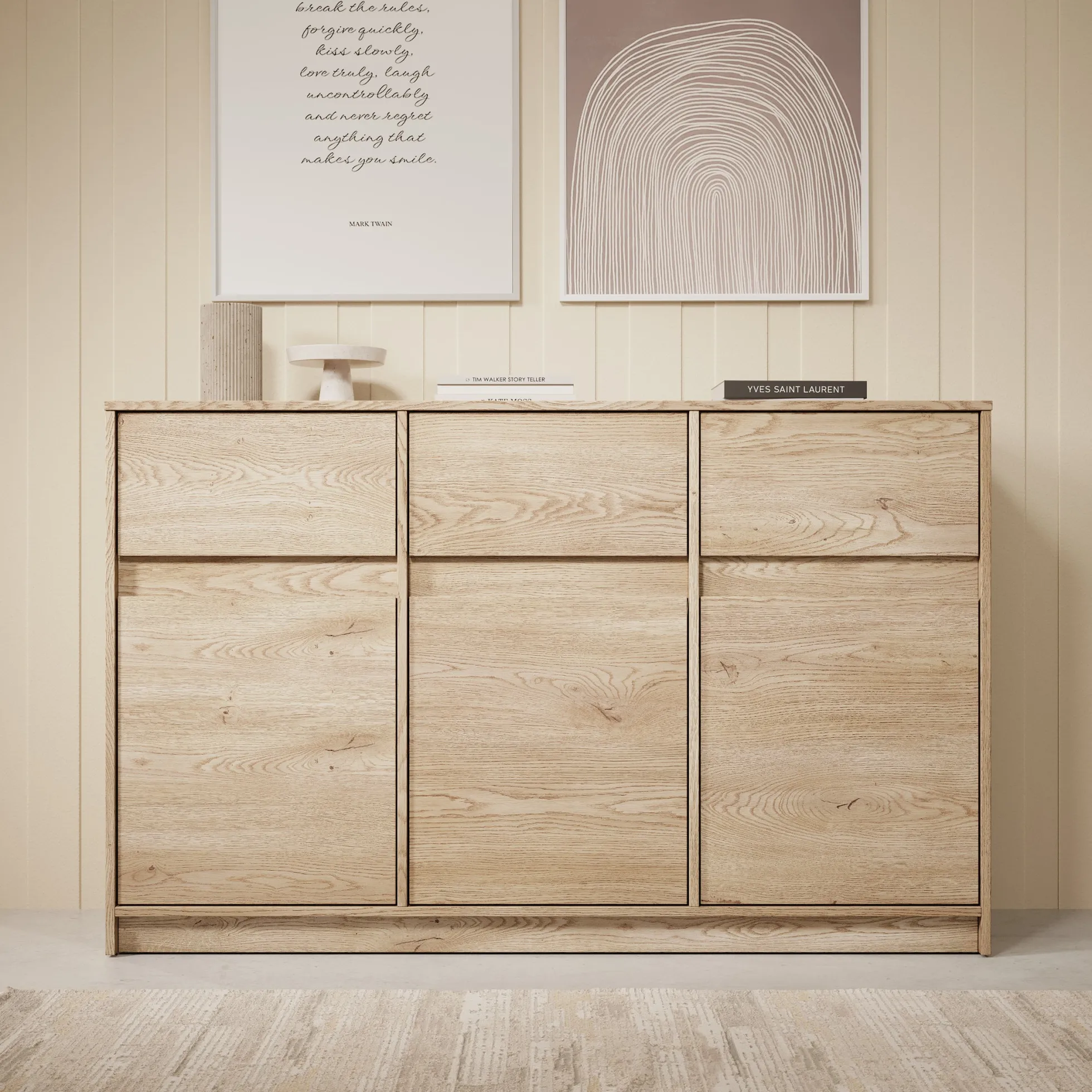 Cuarto 2 - Dressoir - Eiken - 138x40x87 cm