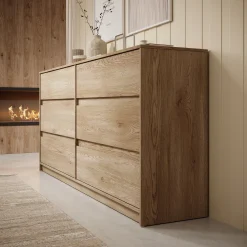 Cuarto - Ladekast - Eiken - 181x40x87 cm