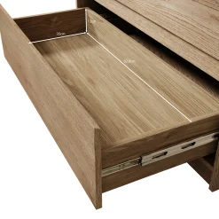 Cuarto - Ladekast - Eiken - 91x40x87 cm