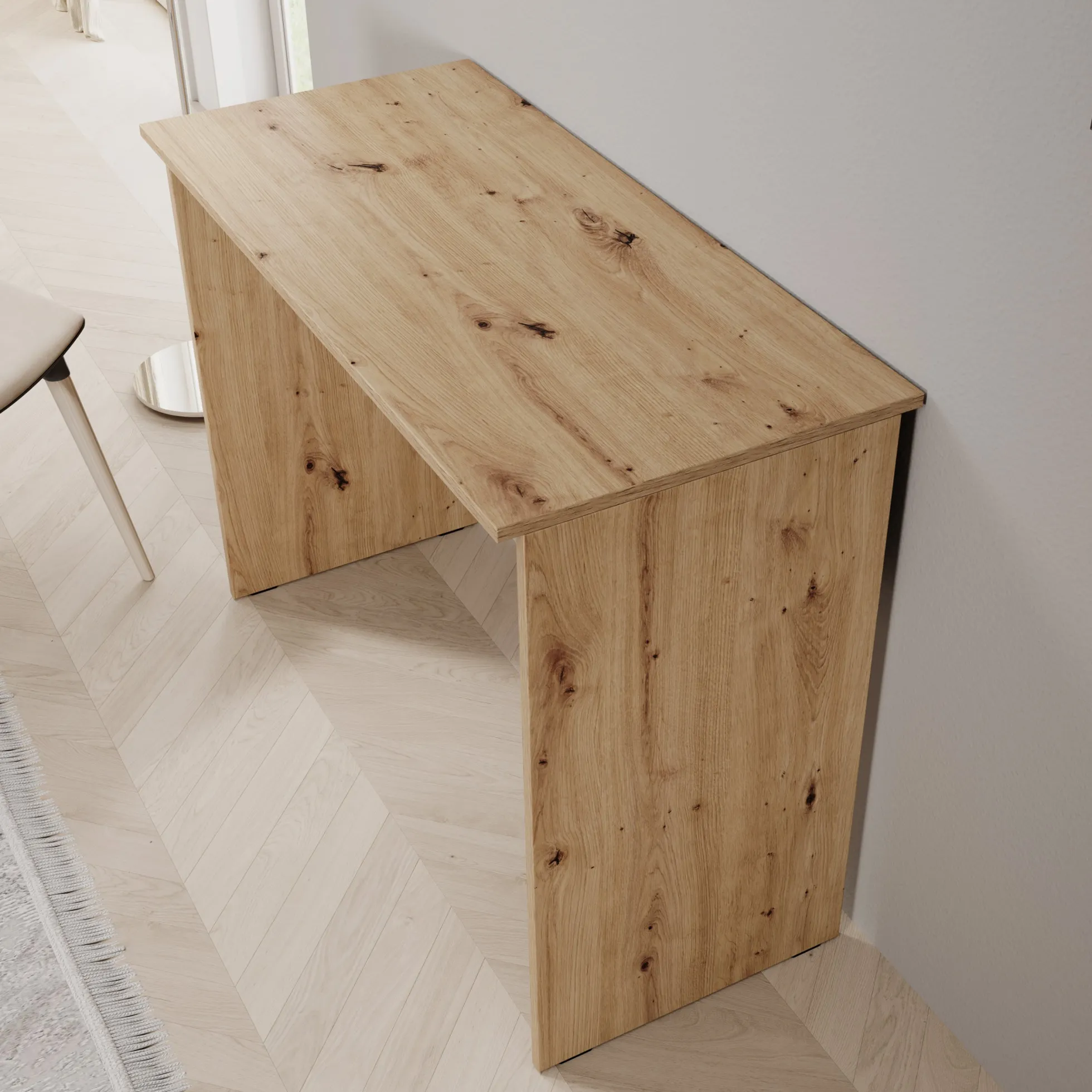 Daro - Bureau - Eikenpatroon - 98x45x74 cm