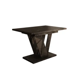 Dayman - Eetkamertafel - Zwart/marmerlook - 120x80x76 cm