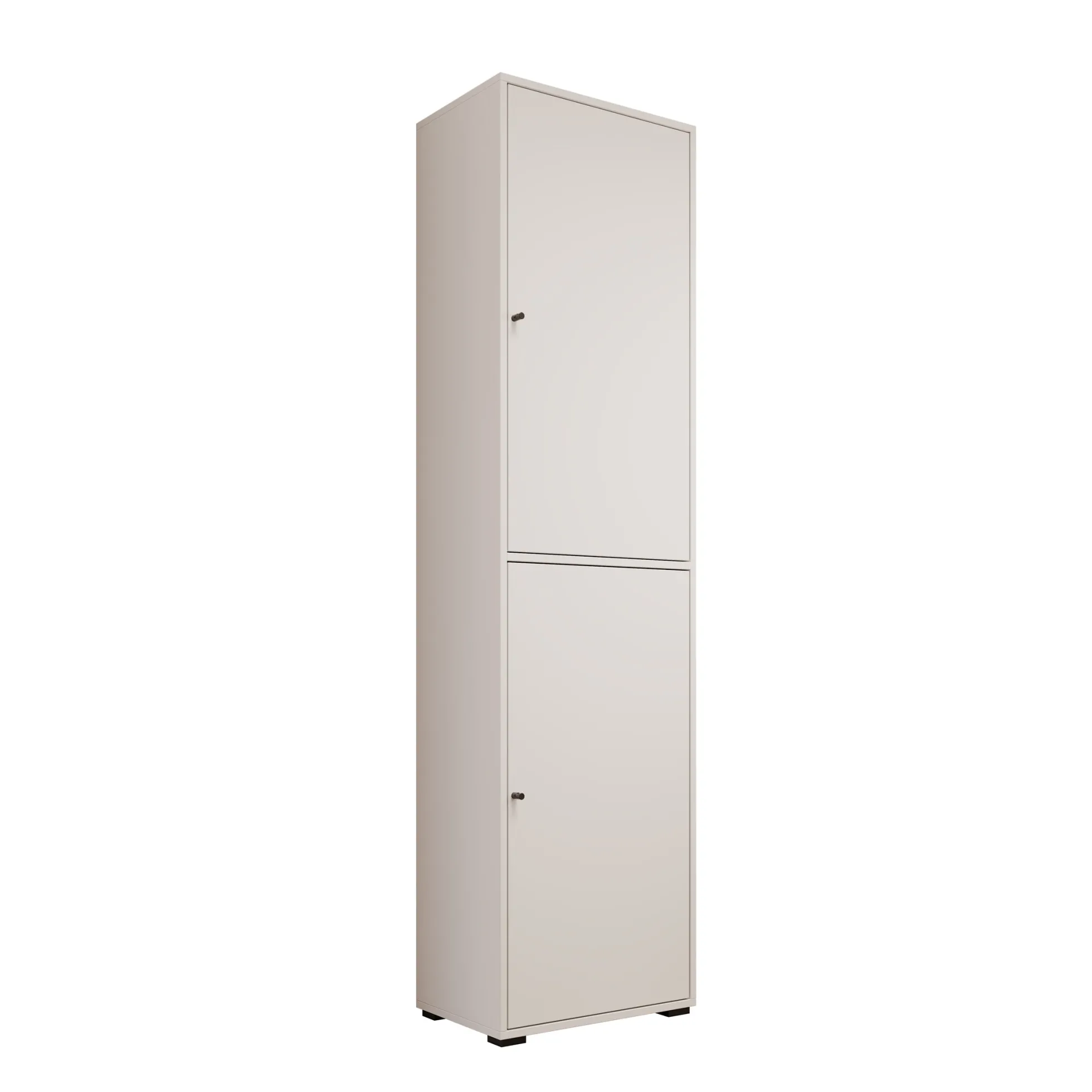Deacon - Schoenenkast - Wit - 50x33x190 cm