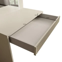 Delaware - Kaptafel - Beige - 80x40 cm