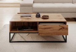 Delta - Salontafel met lades - Eiken