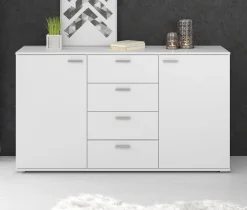 Dento - Dressoir - Wit - 150x40x85 cm