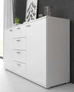 Dento - Dressoir - Wit - 150x40x85 cm