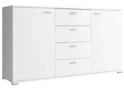 Dento - Dressoir - Wit - 150x40x85 cm