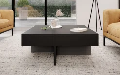 Dereck - Salontafel uitschuifbaar - Zwart