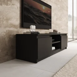 Diaz - TV-Meubel - Zwart - 120x38x36 cm