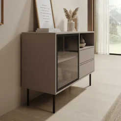 Dimora - Dressoir - Beige - 100x40x80 cm