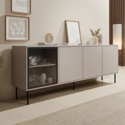 Dimora - Dressoir - Beige - 200x40x75 cm