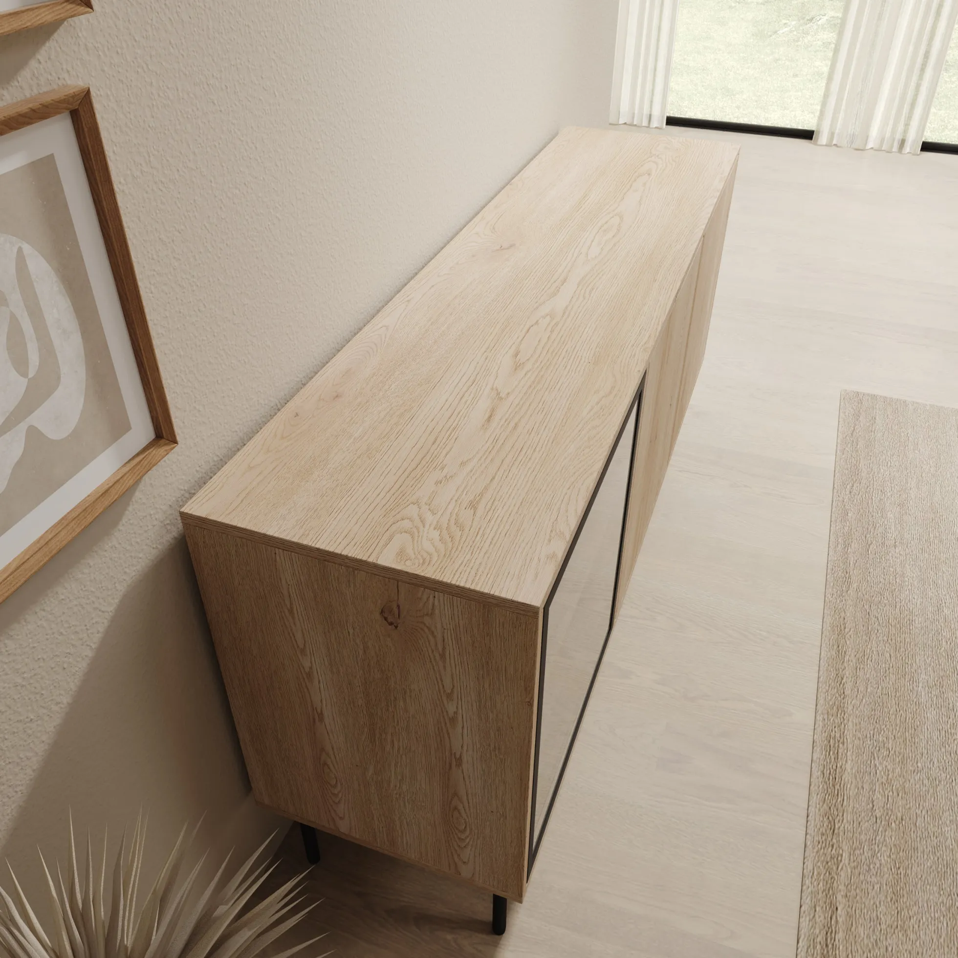 Dimora - Dressoir - Eikenpatroon - 151x40x75 cm