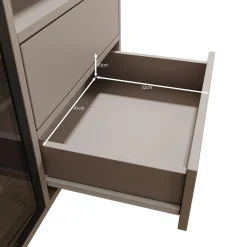 Dimora - Dressoir - Eikenpatroon - 100x40x80 cm