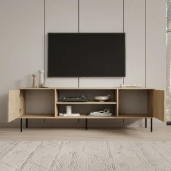 Dimora - TV-Meubel - Eikenpatroon - 183x40x60 cm