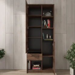 Diplo - Boekenkast - Eiken - 80x40x200 cm