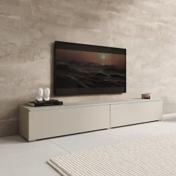 Dixon - TV-Meubel - Beige - 180x33x30 cm