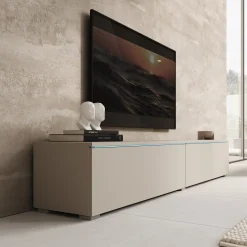 Dixon - TV-Meubel - Beige - 180x33x30 cm