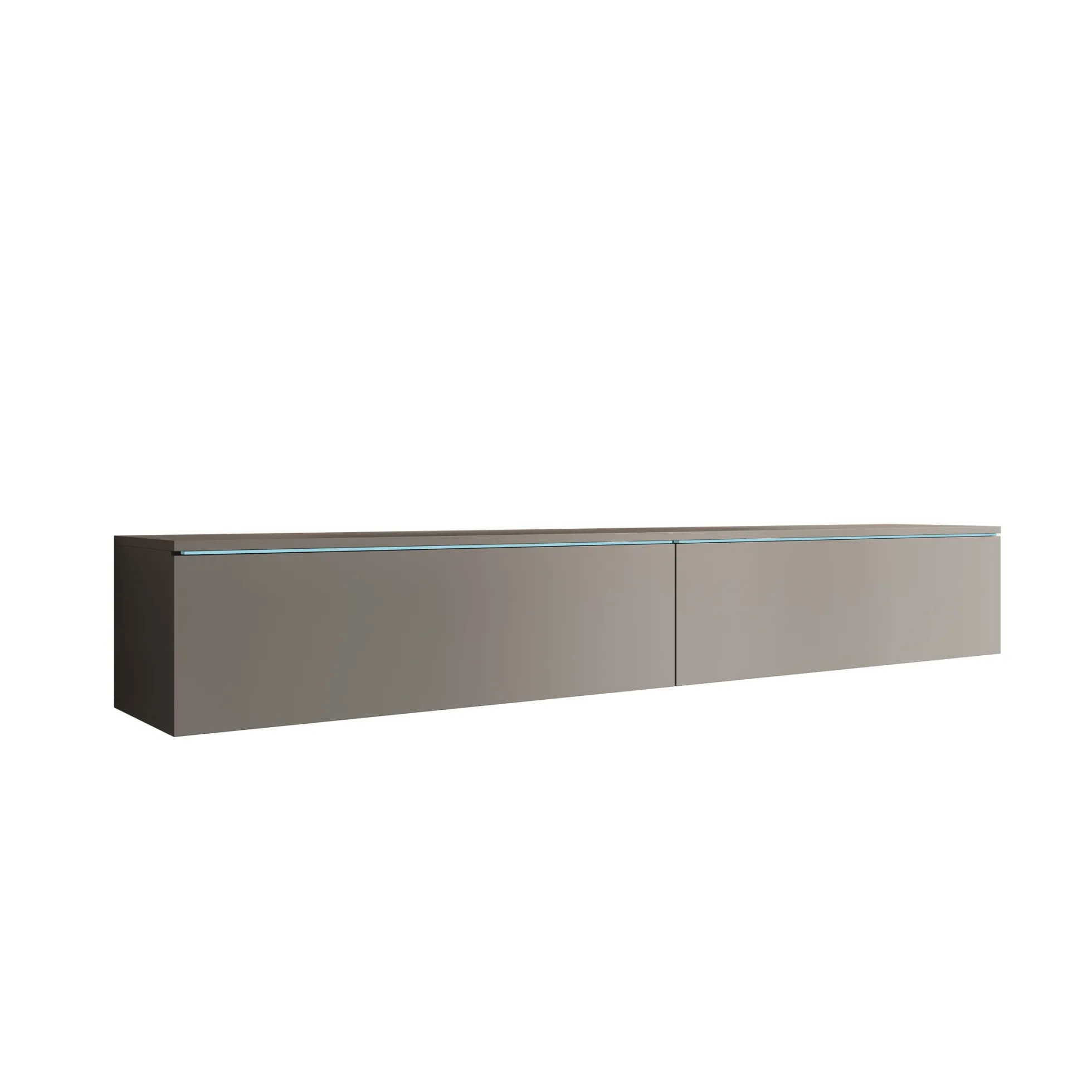 Dixon - TV-Meubel - Grijs - 180x33x30 cm