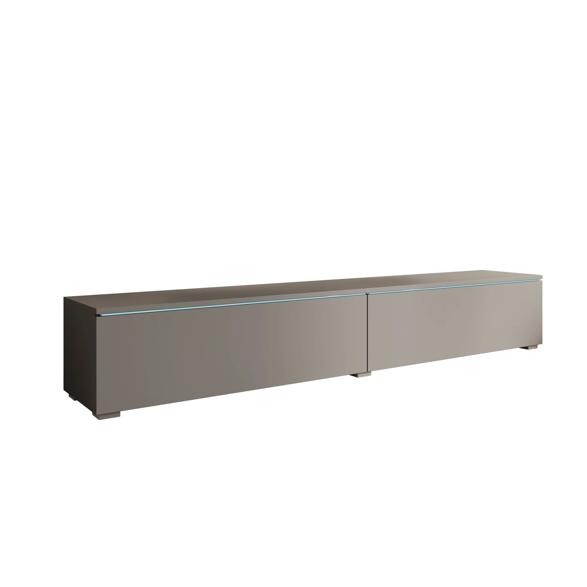 Dixon - TV-Meubel - Grijs - 180x33x30 cm