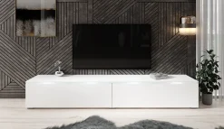 Dixon - TV-Meubel - Mat wit - 180 cm