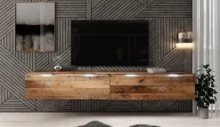 Dixon - TV-Meubel - Old wood - 180 cm