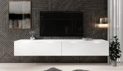Dixon - TV-Meubel - Wit - 180 cm