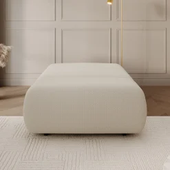 Dolo - Fauteuil - Stof beige - 98x129x82 cm