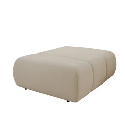 Dolo - Fauteuil - Stof beige - 98x129x82 cm