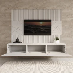 Dominic - TV-Meubel - Wit