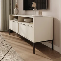 Dominica - TV-Meubel - Beige - 150x40x60 cm