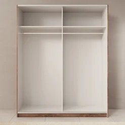 Duvano - Kledingkast 2 schuifdeuren - Eikenpatroon - 170x61x210 cm