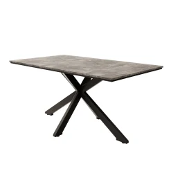 Eetkamertafel Wabe - Betonlook - 160x90x74 cm