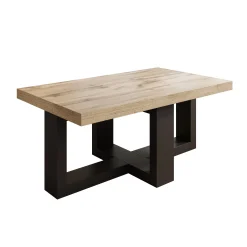 Elys - Salontafel - Eikenpatroon - 102x60x44 cm