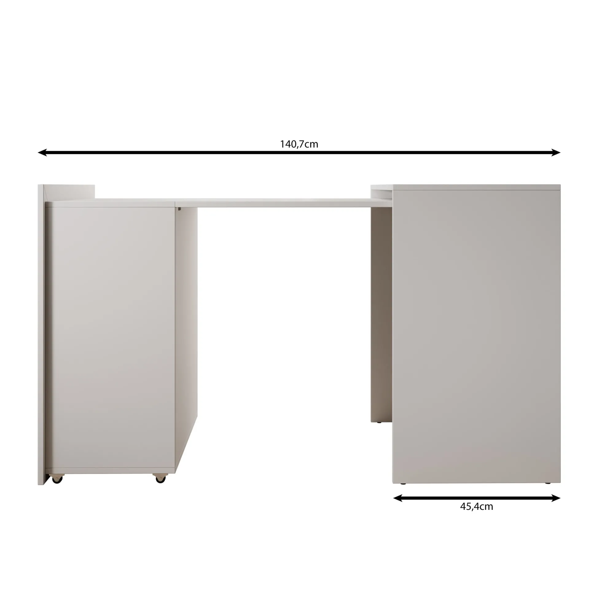 Emino - Bureau - Eikenpatroon - 72x47x79 cm