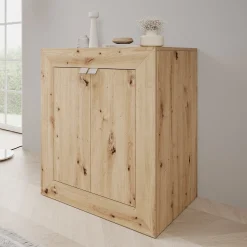 Emino - Bureau - Eikenpatroon - 72x47x79 cm