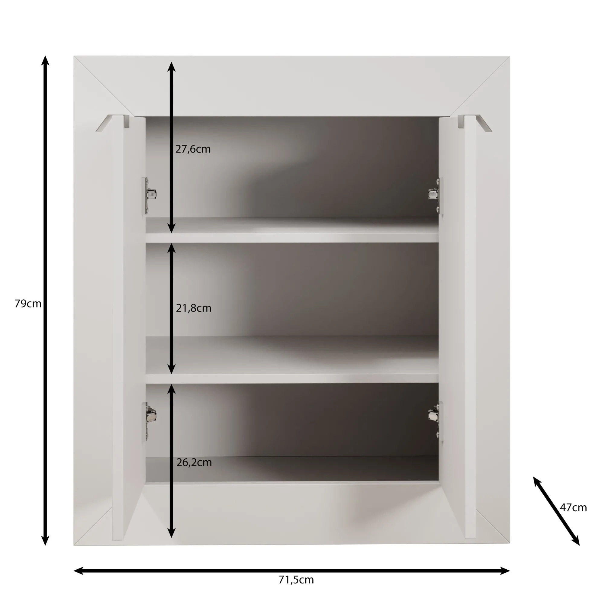 Emino - Bureau - Eikenpatroon - 72x47x79 cm