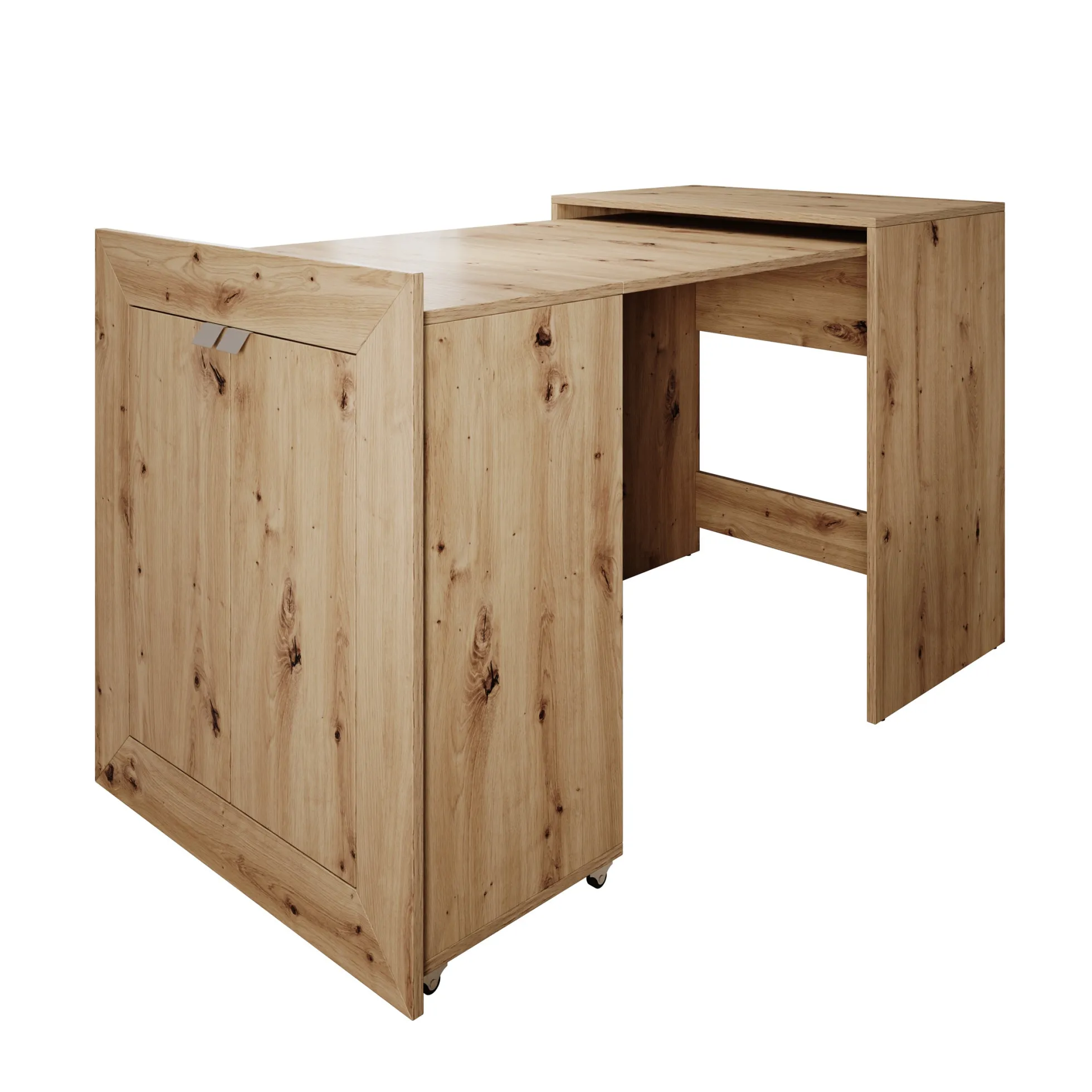 Emino - Bureau - Eikenpatroon - 72x47x79 cm