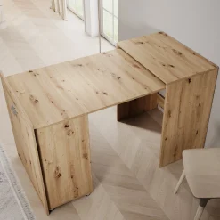 Emino - Bureau - Eikenpatroon - 72x47x79 cm