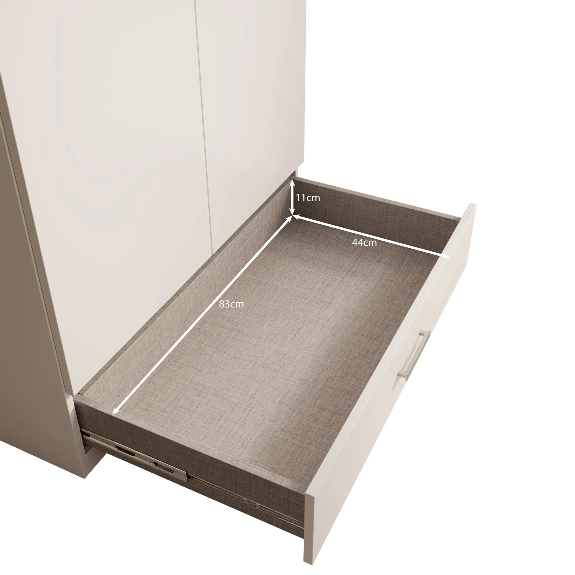 Enzio - Kledingkast met 2 deuren - Eikenpatroon - 90x54x211 cm