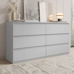 Eskar - Ladekast - Grijs - 154x42x80 cm