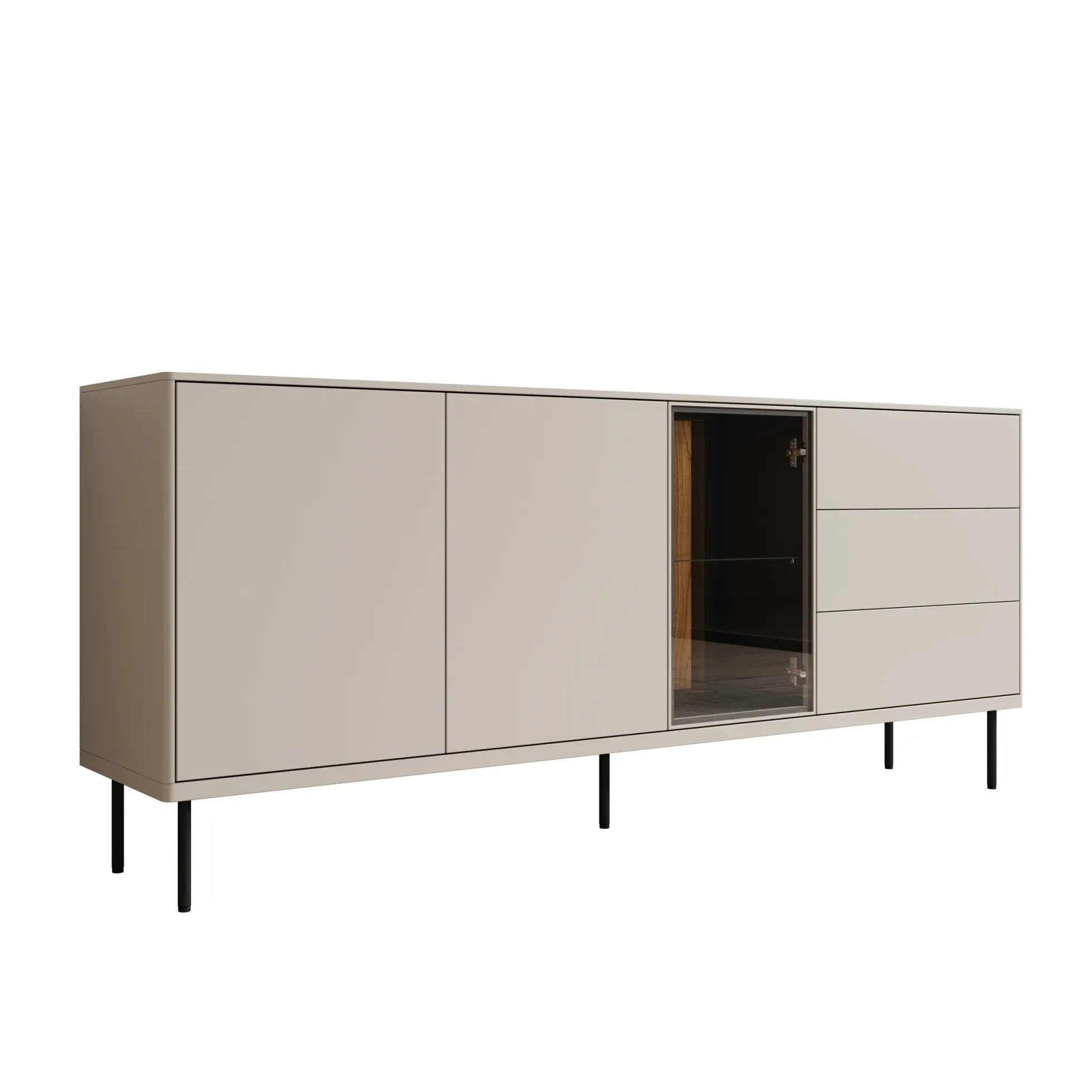 Estrella - Dressoir - Beige - 194x41x83 cm