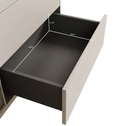 Estrella - Dressoir - Beige - 194x41x83 cm