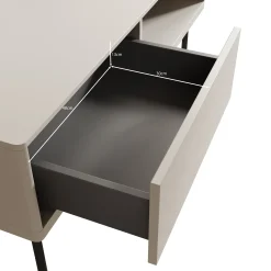 Estrella - Salontafel - Beige - 110x67x48 cm