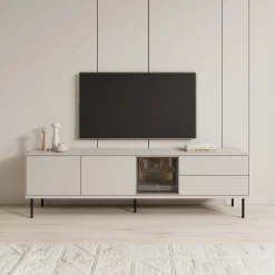 Estrella - TV-Meubel - Beige - 194x41x56 cm