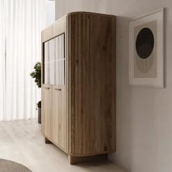 Falero - Buffetkast - Eiken - 135x50x162 cm