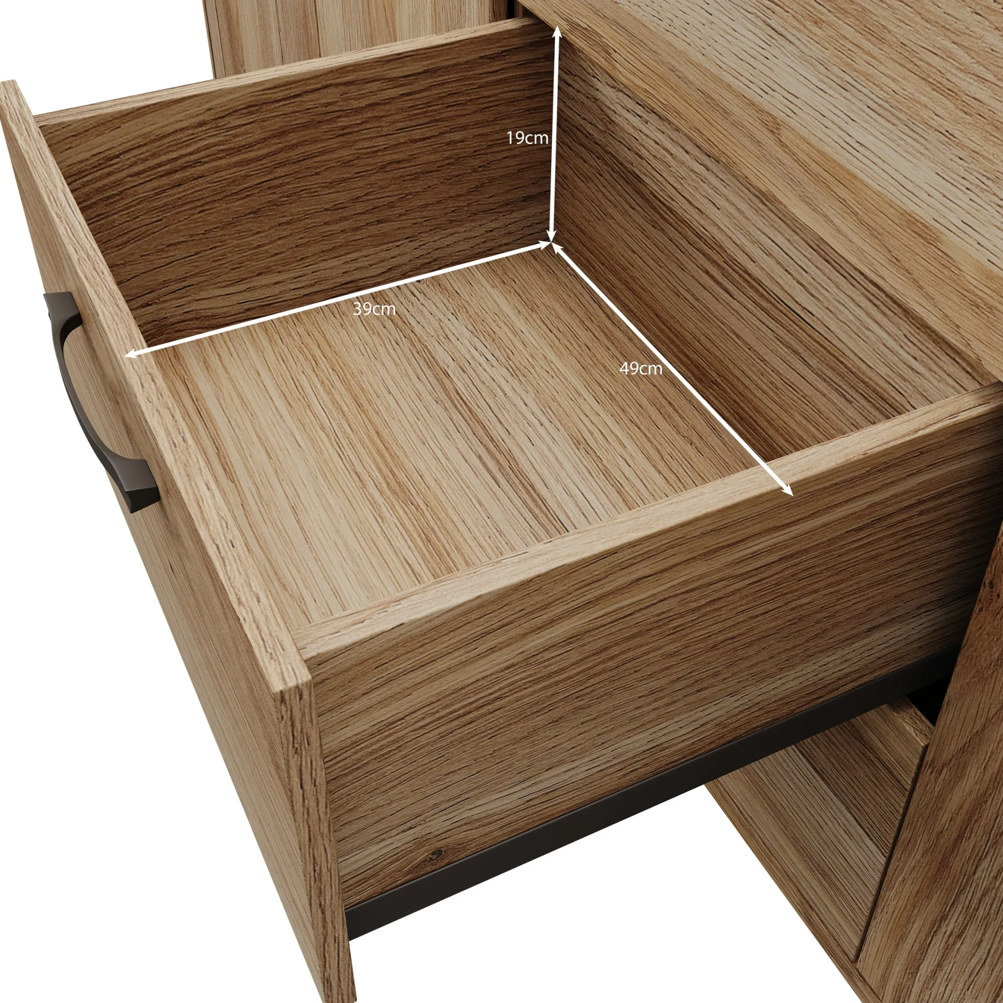 Falero - Dressoir - Eikenpatroon - 220x50x88 cm