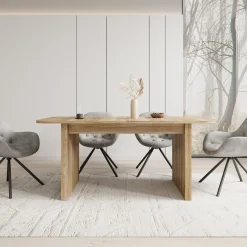 Falero - Eetkamertafel - Eiken - 180x90x77 cm