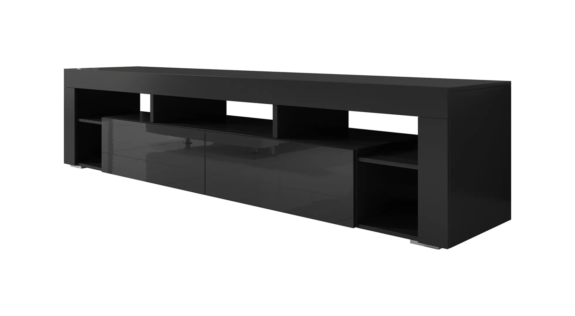 Fancy - TV-Meubel - Zwart - 200 cm