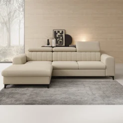 Fanoe - Hoekbank 3-zits met chaise longue - Stof beige - Links