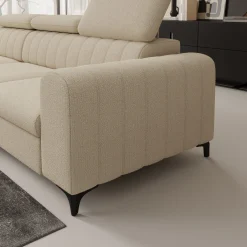 Fanoe - Hoekbank 3-zits met chaise longue - Stof beige - Links
